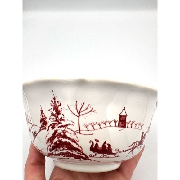 NWT Juliska Winter Frolic Dinnerware Set - Mug, Bowl, 2 Plates - Picture 8 of 15